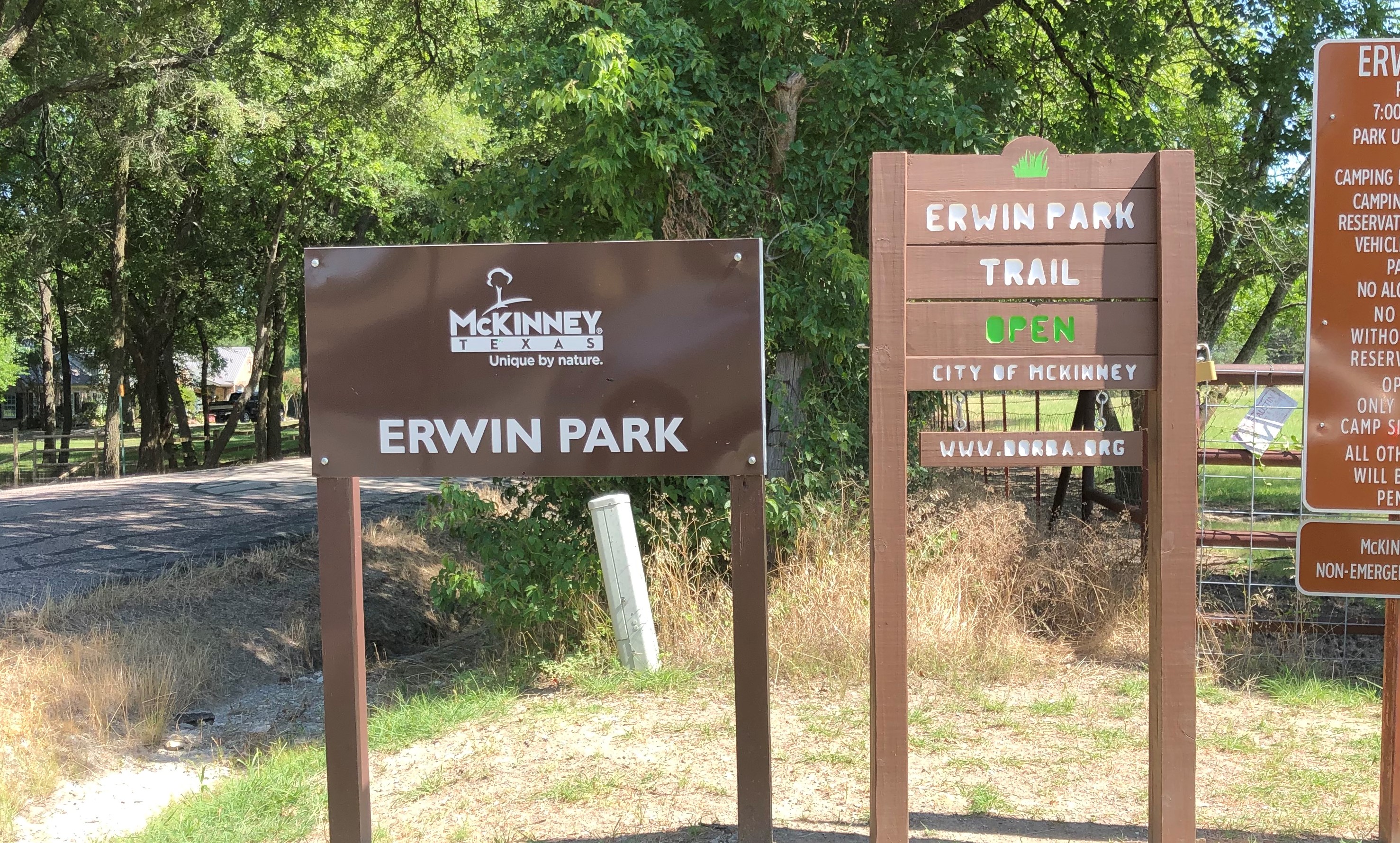 Erwin Park Trail Work Day 4/16/22 McKinney Parks Foundation